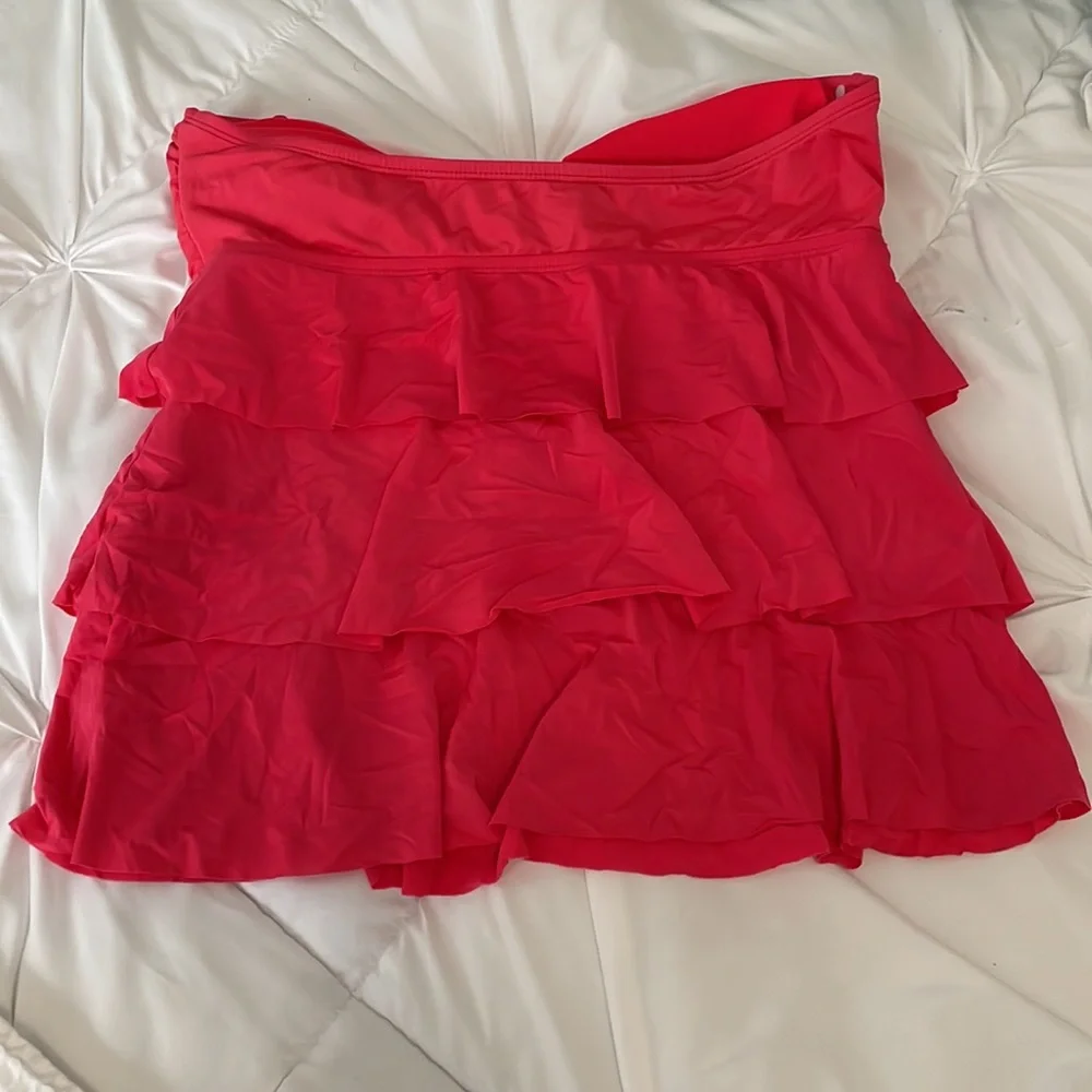 Kenneth Cole Reaction Coral Tankini Top Large - Picture 2 of 4